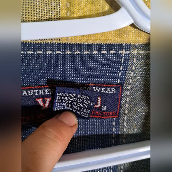 Veezo XL Yellow and Blue Plaid Shirt and Short Set - Picture 4 of 9